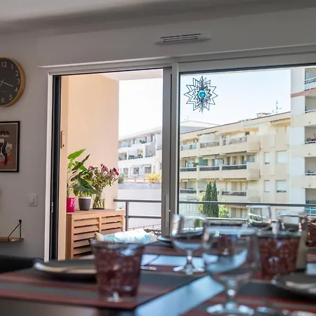 Pws - Sunny Modern Flat Near Juan Les Pins Pinede & - Terrace & Ac! Appartamento Antibes