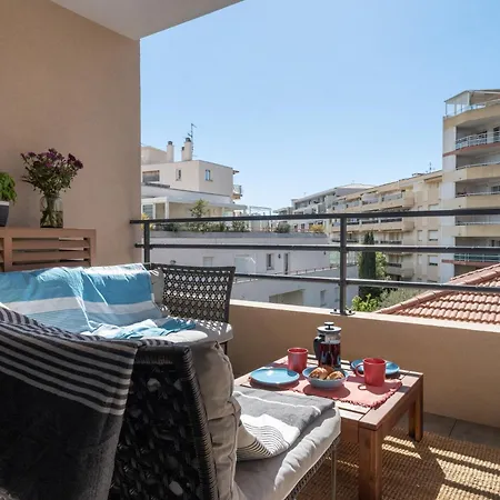 Apartment Pws - Sunny Modern Flat Near Juan Les Pins Pinede & - Terrace & Ac!